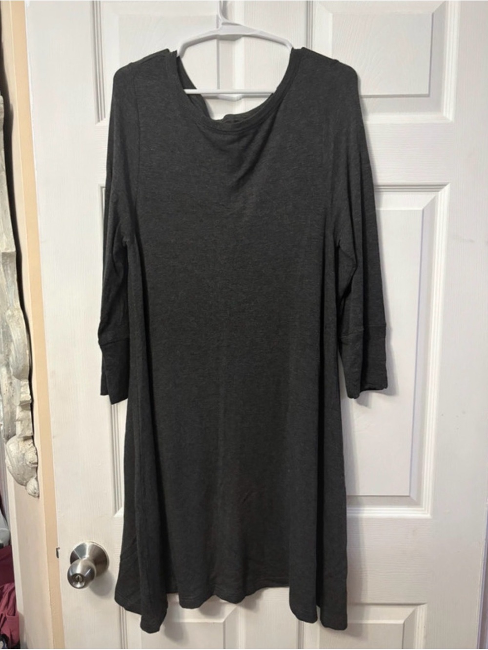 Lou & Grey Charcoal Maxi Shift Dress